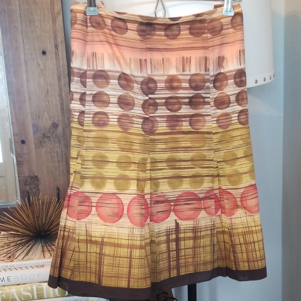 Talbots spiced coral skirt, size 16